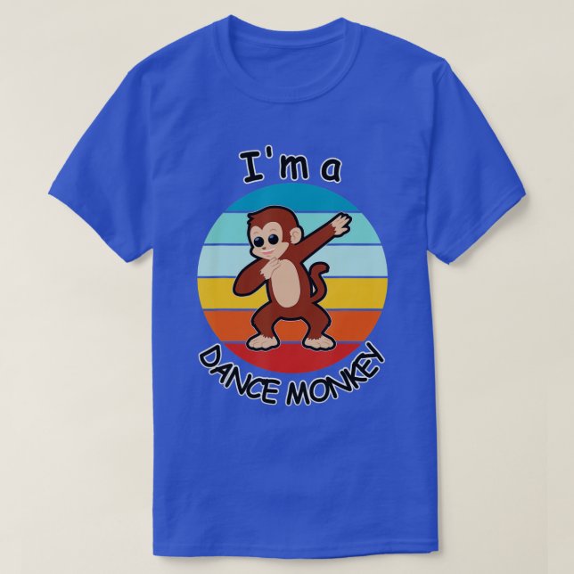 Funny Dance Monkey  - 1  T Shirt (Design framsida)