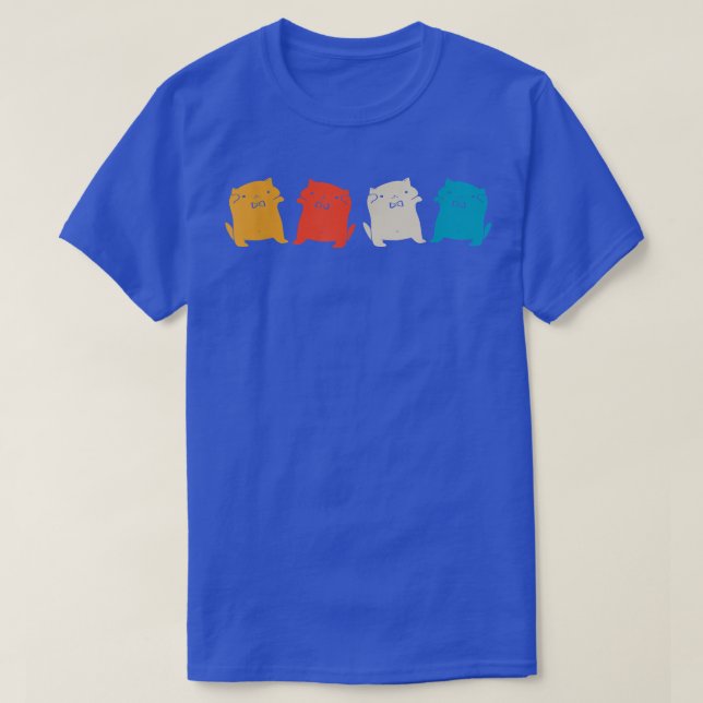 Funny Dancing Cats Disco Cat Meme Retro Party Ca T Shirt (Design framsida)