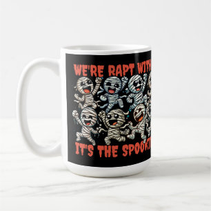 Funny Dancing Mummies Rapt with Excitement Kaffemugg