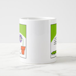 Funny Dancing Tecknad Caterpelare Dancer Jumbo Mugg