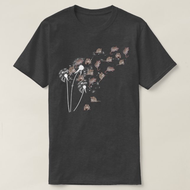 Funny Dandelion Råttor Cute Råttor Collection Rått T Shirt (Design framsida)