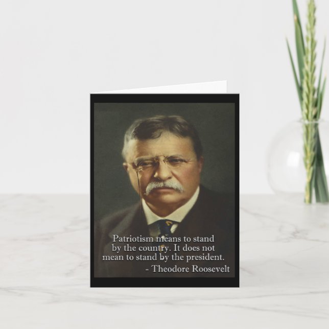 Funny Dank Meme utformar Theodore Roosevelt Meme Kort (Framsida)
