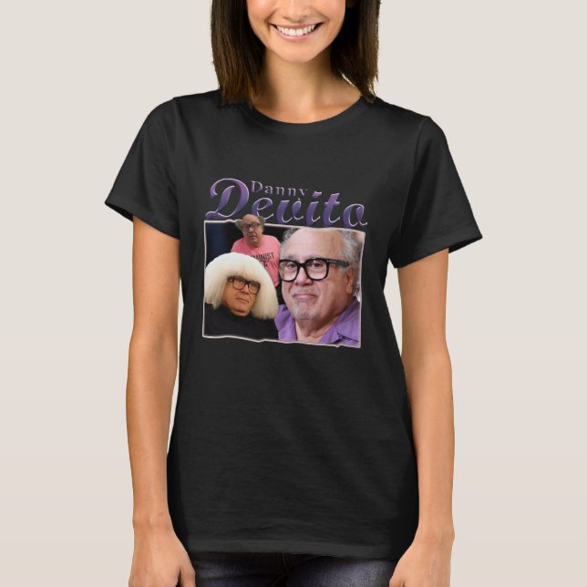 Funny Danny DeVito Retro T Shirt (Framsida)