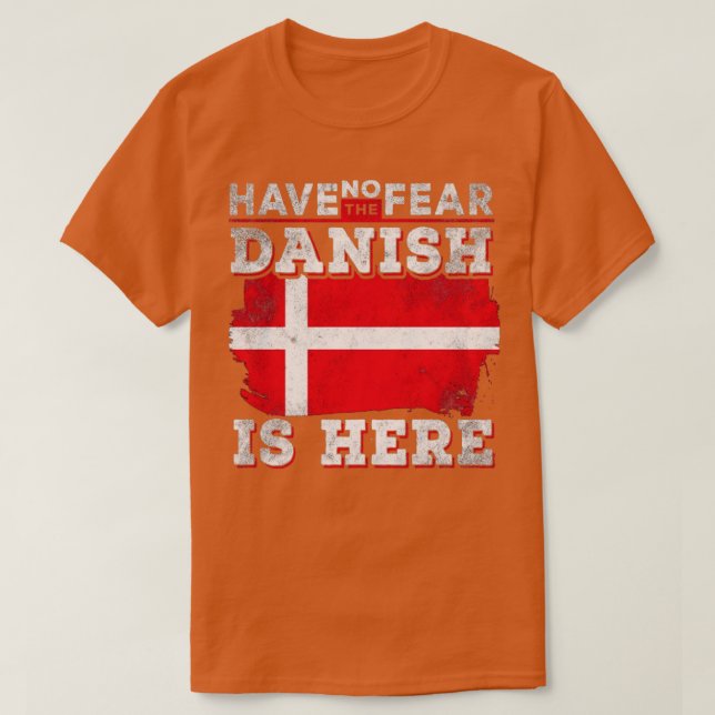 Funny dansk t shirt (Design framsida)