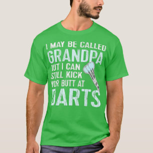 Funny Dart Grandpa Dart Team League Darts Gift T Shirt