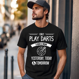 Funny Darts Player Design T Shirt