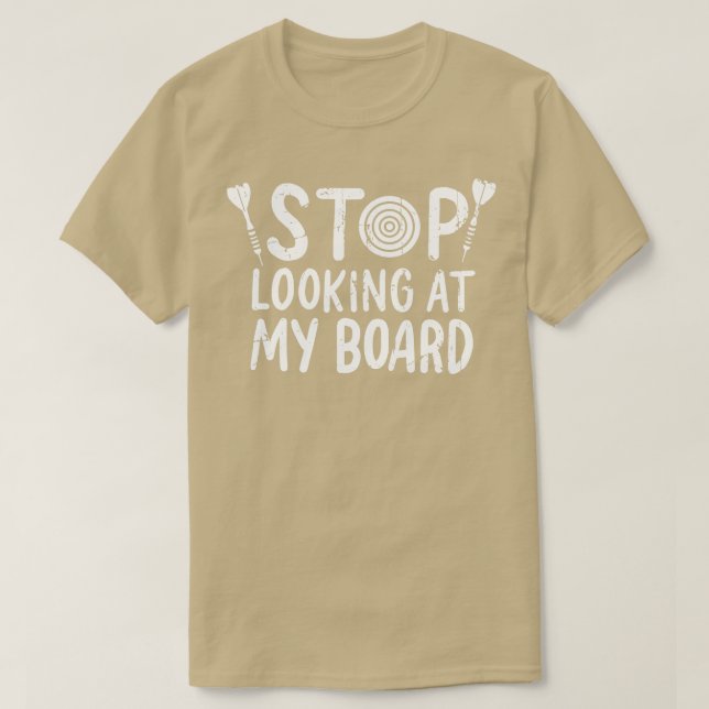 Funny Darts Quote (1) T Shirt (Design framsida)