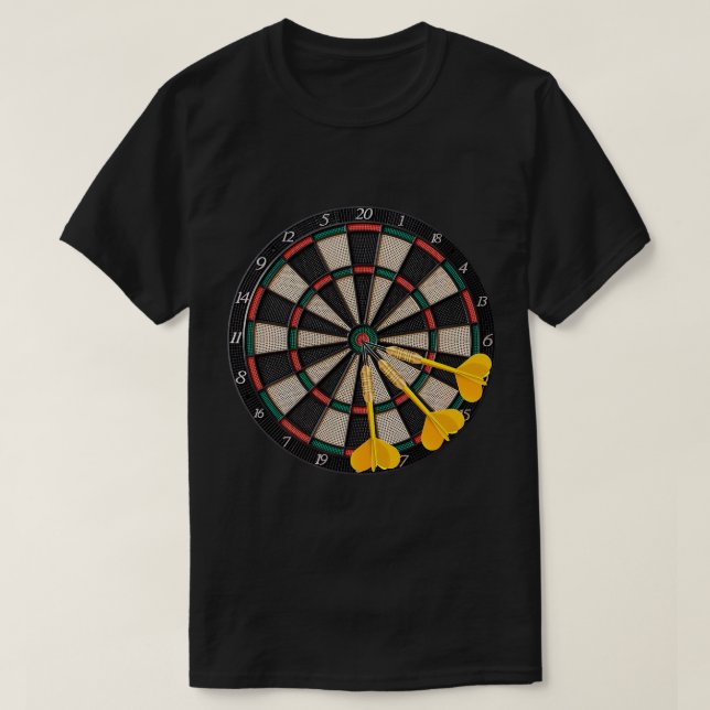 Funny Darts Quote Skills Tactics Techniques Dartbo T Shirt (Design framsida)