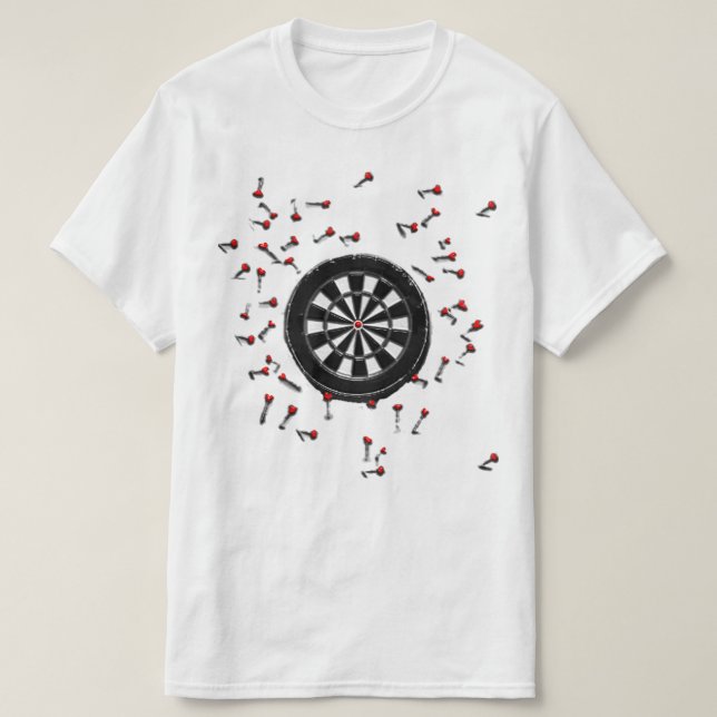 Funny Darts T Shirt (Design framsida)
