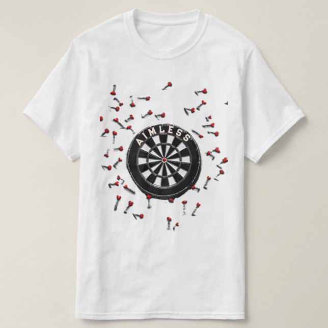 Funny Darts T Shirt (Design framsida)