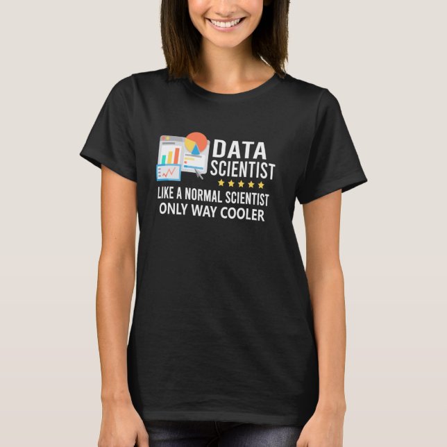 Funny Data Scientist Definition Computer Science S T Shirt (Framsida)