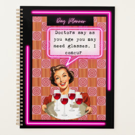 Funny Day Planner/Journal For Women Sassy-Glasses
