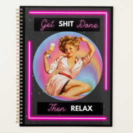 Funny Day Planner/Journal For Women Sassy-Relax