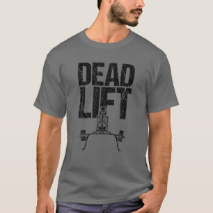 Funny Deadlift Skeleton Fitness Gift Coola Weight T Shirt