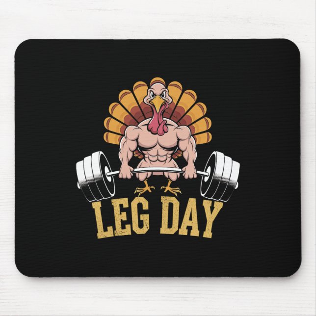 Funny Deadlifting Turkey Thanksgiving Leg Day Dead Musmatta (Framsidan)