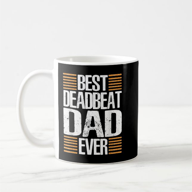 Funny Deadmisat Pappa Fars dag Gift Kaffemugg (Vänster)