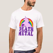 Funny Death Metall Unicorn Rainbow