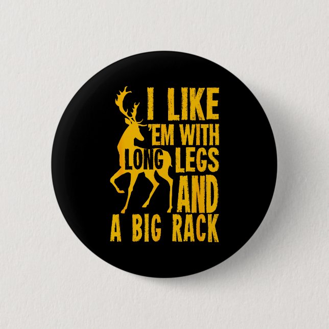 Funny Deer Hunting Quote Gift For Hunters  Knapp (Framsida)