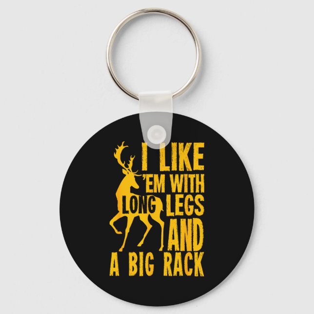 Funny Deer Hunting Quote Gift For Hunters  Nyckelring (Framsida)