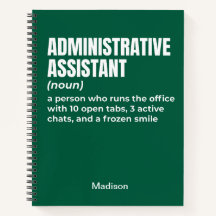 Funny definition av administrativ assistent (W5)