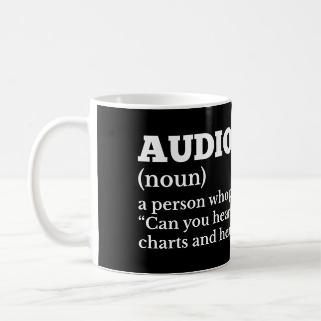 Funny definition av Audiolog Kaffemugg (Vänster)