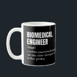 Funny definition av biomedicinsk Ingenjör Kaffemugg<br><div class="desc">Lustigt biomedicinsk Ingenjör-definition Denna lustiga biomedicinska ingenjör-definition mugg är perfekt för alla som utformar, bygger eller fixerar medicintekniska produkter och fortfarande behöver kaffe för att fungera. En underbar kontorsgåva till ingenjör som blandar biologi och teknik med humor. Perfekt för medarbetare, studenter eller professorer inom biomedicinsk ingenjörsvetenskap. Perfekt utöver din samling...</div>