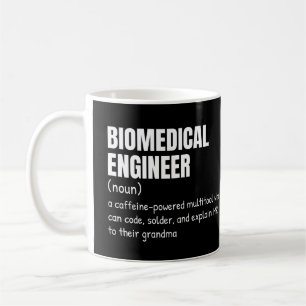 Funny definition av biomedicinsk Ingenjör Kaffemugg