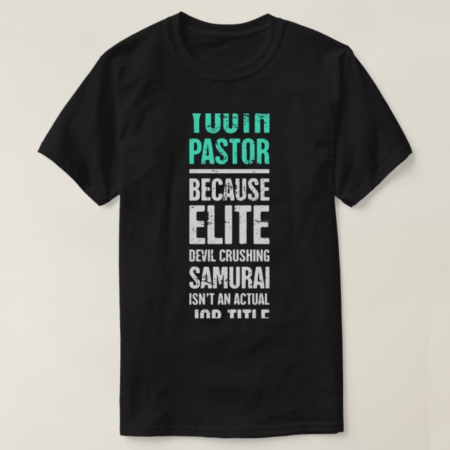 Funny definition av Christian Youth Pastor T Shirt (Design framsida)