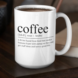 Funny definition av kaffemugg