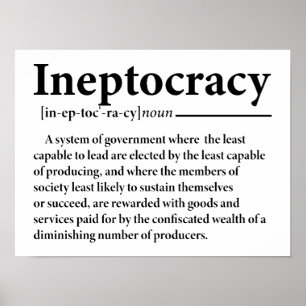 Funny definition av neptokrati poster