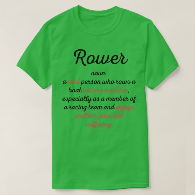 Funny definition av Rwing Gift Idea 2 T Shirt (Design framsida)