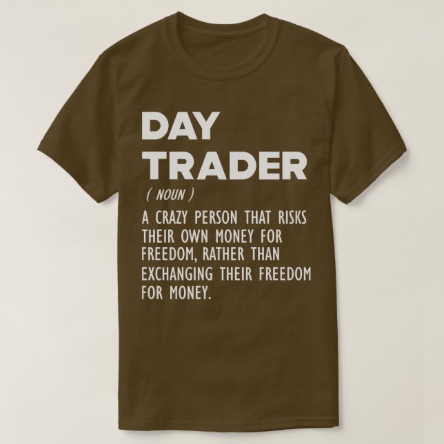 Funny definition b för daghandel t shirt (Design framsida)
