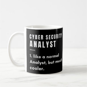 Funny definition för cybersäkerhet kaffemugg