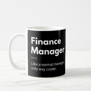 Funny definition för finanschef kaffemugg