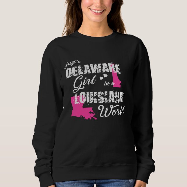 Funny Delaware Shirts Just a Delaware girl in a Lo T Shirt (Framsida)