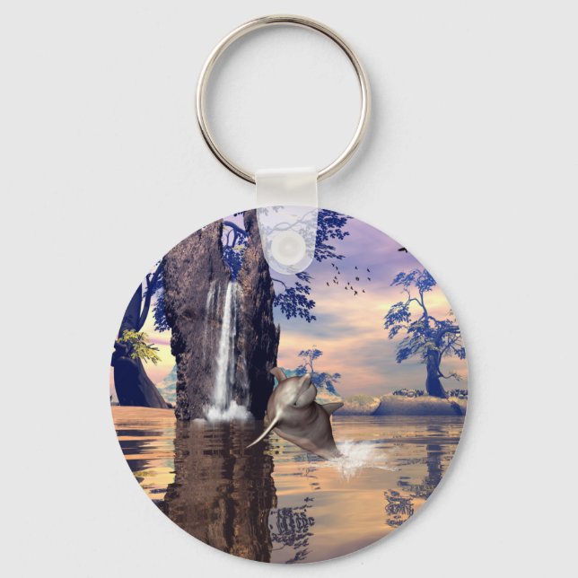 Funny delphin nyckelring (Framsida)