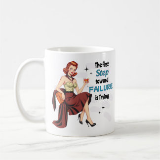 Funny Demotivational Sassy Housefru Retro-fel Kaffemugg