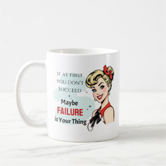 Funny Demotivational Sassy Housefru Retro-fel Kaffemugg