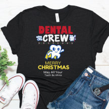 Funny Dental Crew-julgruppen T-Shirt