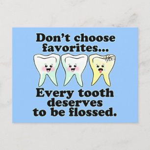Funny Dental Humor Vykort