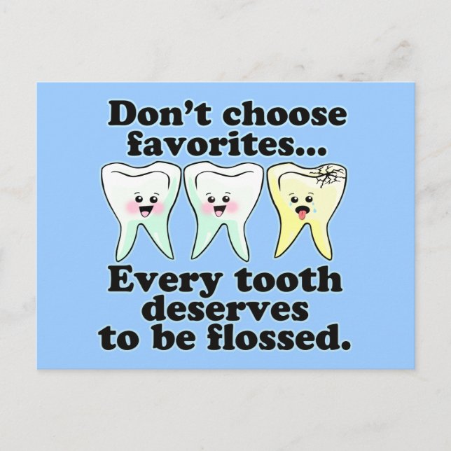Funny Dental Humor Vykort (Framsida)
