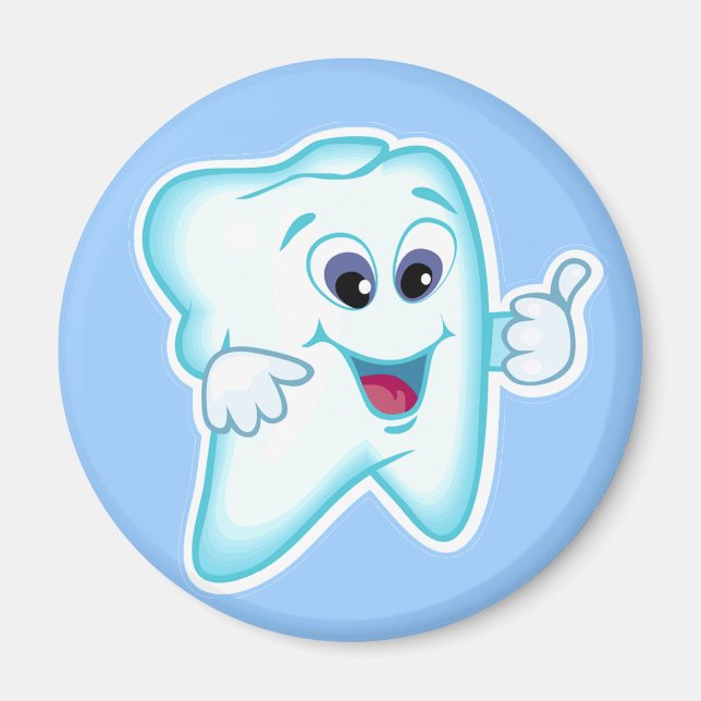 Funny Dental Hygienist Magnet (Framsidan)