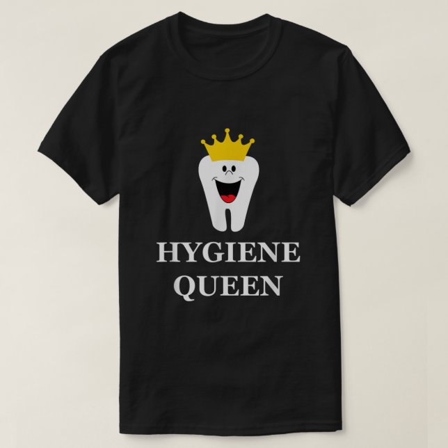 Funny Dental Hygienist RDH DH DA Gift Women Hygie T Shirt (Design framsida)