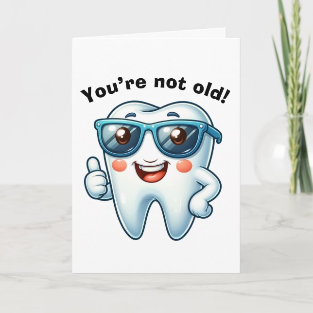 Funny Dentist Birthday Kort (Framsida)