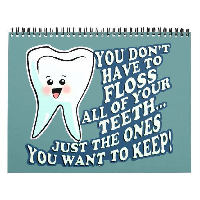 Funny Dentist Dental Hygienist Kalender (Omslag)