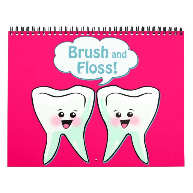 Funny Dentist Dental Hygienist Kalender (Omslag)