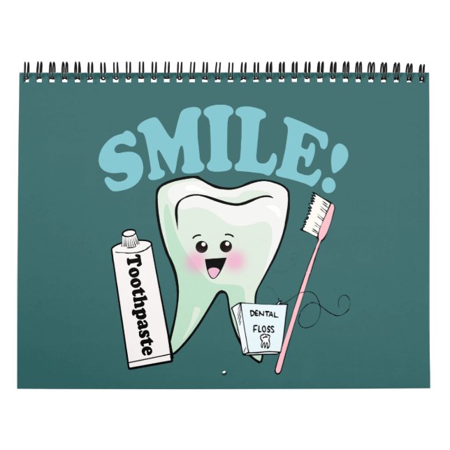 Funny Dentist Dental Hygienist Kalender (Omslag)