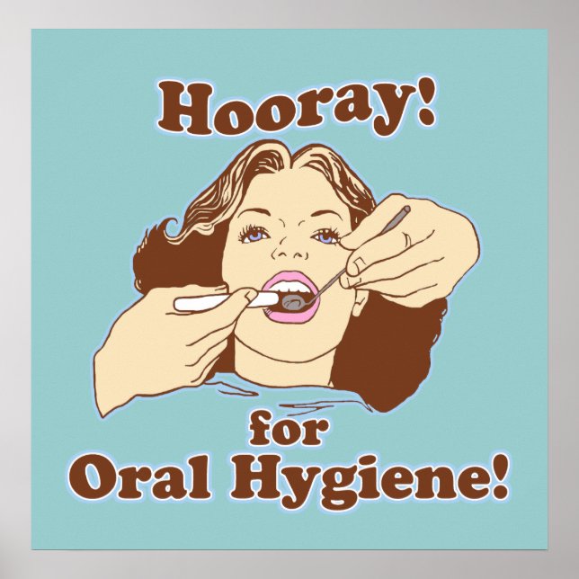 Funny Dentist Dental Office Poster (Framsidan)