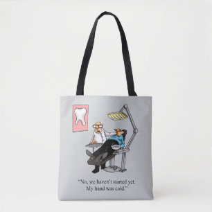 Funny Dentist Humor Tote Bag Gift Tygkasse