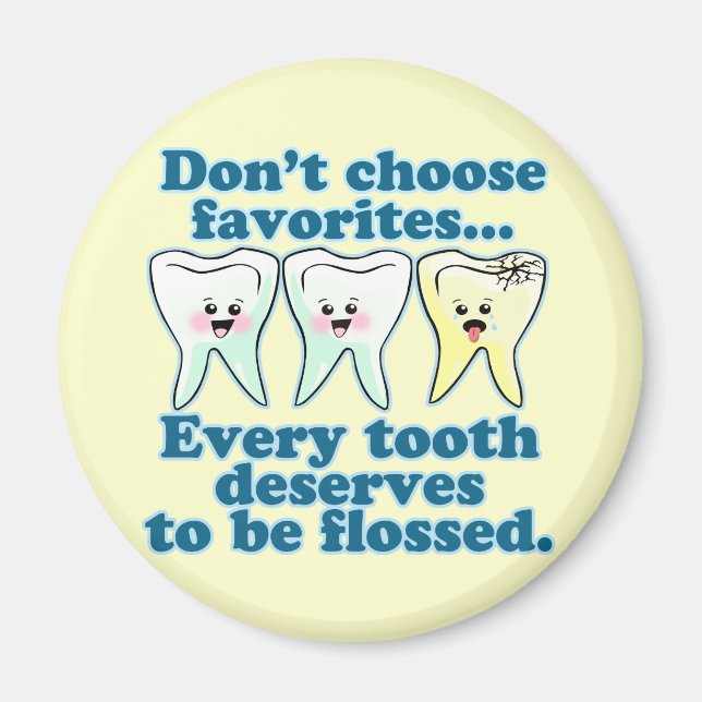 Funny Dentist Magnet (Framsidan)